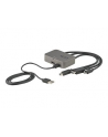 StarTech CDPHDMDP2HD .com adapter kablowy 0,27 m HDMI + USB HDMI + Mini DisplayPort + USB Type-C Czarny, Srebrny - nr 1