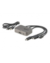 StarTech CDPHDMDP2HD .com adapter kablowy 0,27 m HDMI + USB HDMI + Mini DisplayPort + USB Type-C Czarny, Srebrny - nr 3
