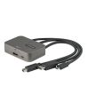 StarTech CDPHDMDP2HD .com adapter kablowy 0,27 m HDMI + USB HDMI + Mini DisplayPort + USB Type-C Czarny, Srebrny - nr 4