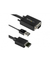 StarTech VGA2HDMM2M .com adapter kablowy 2 m USB Type-A + VGA (D-Sub) HDMI Typu A (Standard) Czarny - nr 1