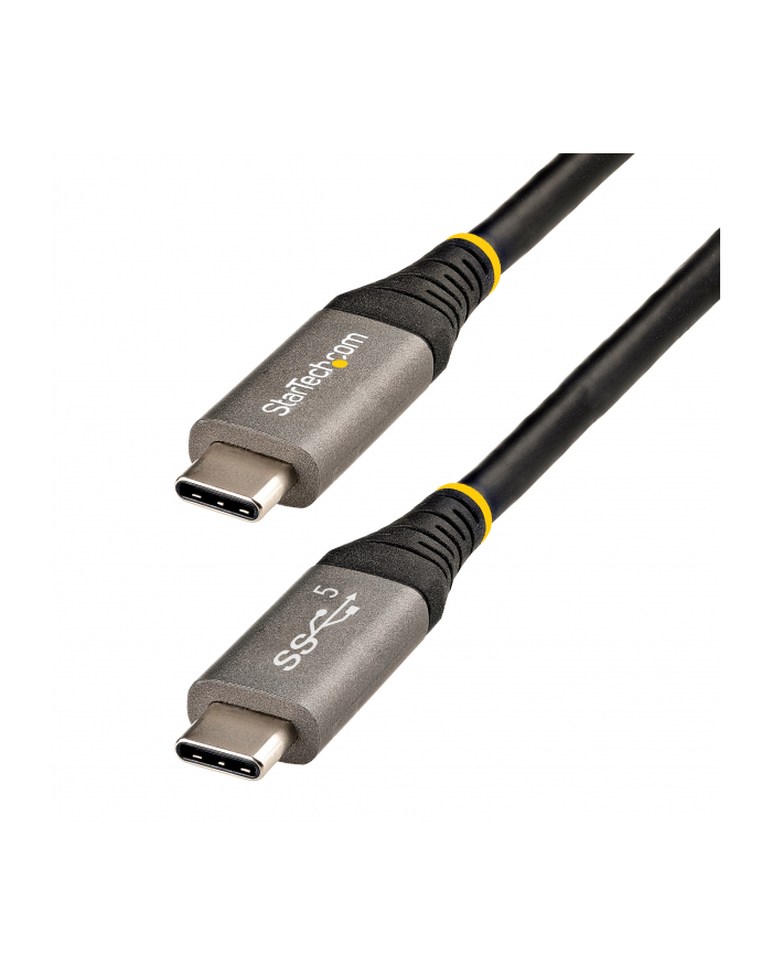 StarTech USB315CCV2M .com kabel USB 2 m USB 3.2 Gen 1 (3.1 Gen 1) USB C Czarny, Szary główny