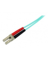 StarTech 450FBLCLC1 .com kabel optyczny 1 m LC OM4 Turkusowy - nr 3