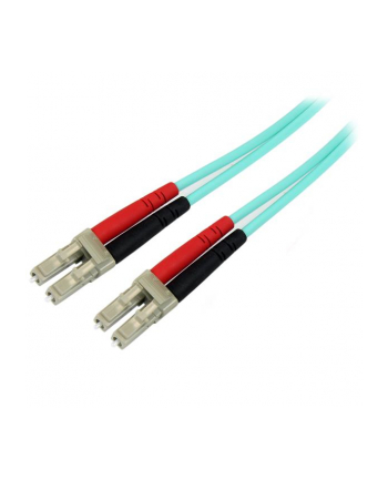 StarTech 450FBLCLC1 .com kabel optyczny 1 m LC OM4 Turkusowy