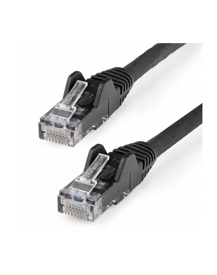 StarTech N6LPATCH15MBK .com kabel sieciowy Czarny 15 m Cat6 U/UTP (UTP) główny