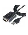 StarTech 1P3FPC-USB-SERIAL .com zmieniacz płci / kabli DB-9 USB Type-A (4 pin) USB 2.0 Czarny - nr 10