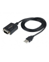 StarTech 1P3FPC-USB-SERIAL .com zmieniacz płci / kabli DB-9 USB Type-A (4 pin) USB 2.0 Czarny - nr 1