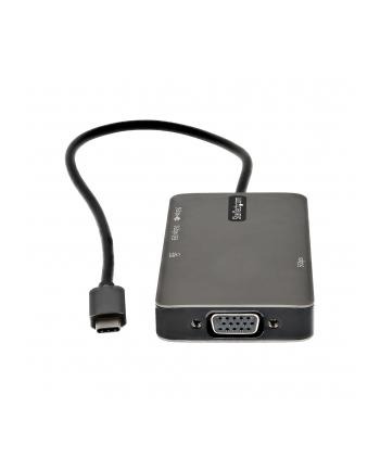 StarTech DKT30CHVPD2 .com huby i koncentratory USB 3.2 Gen 1 (3.1 Gen 1) Type-C 5000 Mbit/s Czarny, Szary