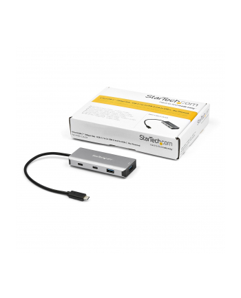 StarTech HB31C2A2CB .com huby i koncentratory USB 3.2 Gen 2 (3.1 Gen 2) Type-C 10000 Mbit/s Czarny, Szary