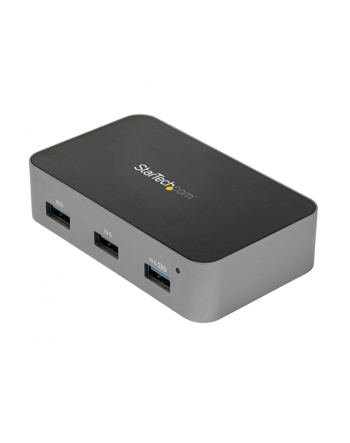 StarTech HB31C4AS .com huby i koncentratory USB 3.2 Gen 2 (3.1 Gen 2) Type-C 10000 Mbit/s Czarny, Szary główny