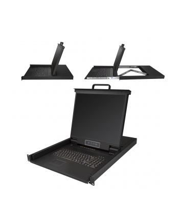 StarTech RKCONS1908K .com konsola rackowa 48,3 cm (19') 1280 x 1024 px Stal Czarny 1U nr 2