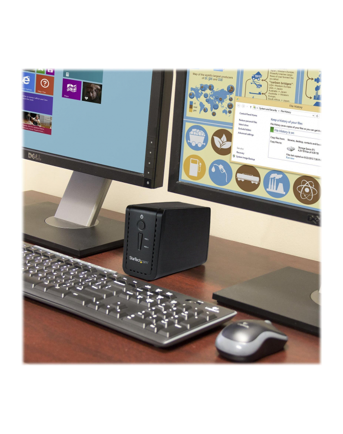 StarTech S352BU313R .com obudowa do dysków twardych Obudowa HDD/SSD Czarny 3.5'' główny