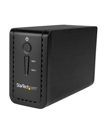 StarTech S352BU313R .com obudowa do dysków twardych Obudowa HDD/SSD Czarny 3.5'