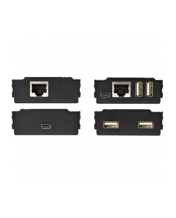 StarTech USB2004EXT100 .com przedłużacz konsoli Nadajnik i odbiornik konsoli 480 Mbit/s