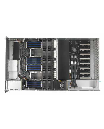 Asus 90SF00H1-M05560 ESC8000 G4 Intel® C621 LGA 3647 (Socket P) Rack (4U) Czarny, Srebrny
