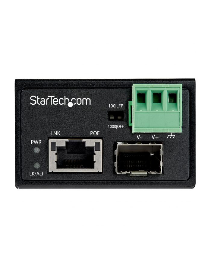StarTech IMC1GSFP30W .com konwerter sieciowy 1000 Mbit/s Multifunkcyjny, Pojedynczy Czarny główny