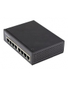 StarTech IESC1G80UP .com łącza sieciowe Nie zarządzany Gigabit Ethernet (10/100/1000) Obsługa PoE Czarny - nr 1