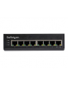 StarTech IESC1G80UP .com łącza sieciowe Nie zarządzany Gigabit Ethernet (10/100/1000) Obsługa PoE Czarny - nr 2