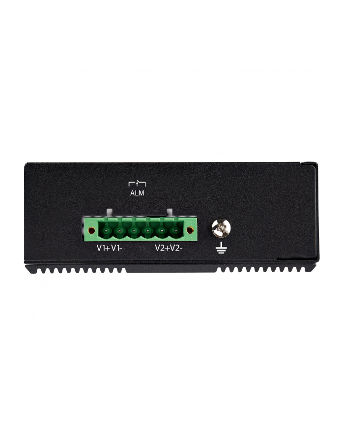 StarTech IESC1G80UP .com łącza sieciowe Nie zarządzany Gigabit Ethernet (10/100/1000) Obsługa PoE Czarny główny