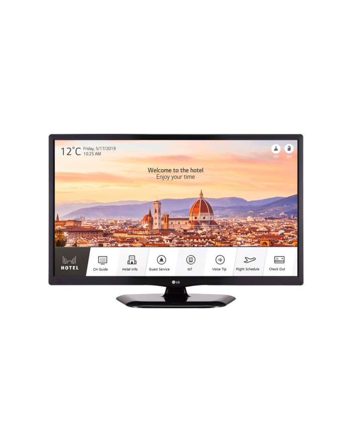 LG 24LT661H BZA.AEU telewizor hotelowy 61 cm (24') HD 250 cd/m² Smart TV Czarny 10 W główny