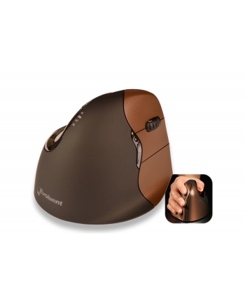 BakkerElkhuizen BNEEVR4SW Evoluent4 myszka Po prawej stronie RF Wireless 2600 DPI