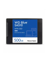 western digital Dysk SSD WD Blue 500GB SA510 2,5 cala WDS500G3B0A - nr 1