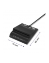 qoltec Inteligentny czytnik chipowych kart ID SCR-0636 | USB typu C - nr 6