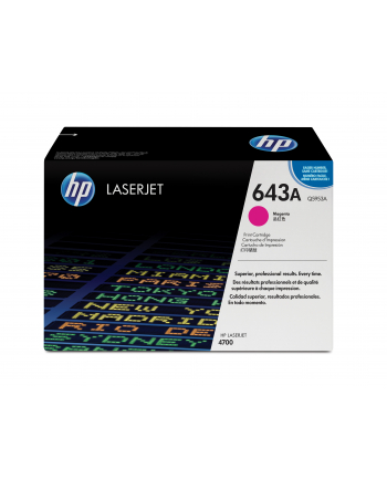 Hewlett-Packard Q5953A 643A oryginalny wkład z purpurowym tonerem LaserJet