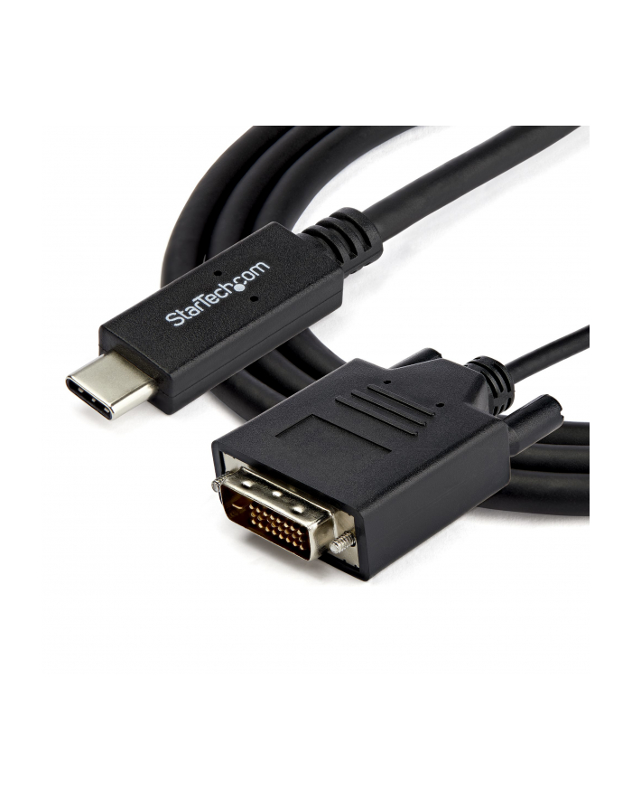 StarTech CDP2DVIMM1MB .com adapter kablowy 1 m USB Type-C DVI-D Czarny główny
