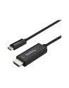 StarTech CDP2HD1MBNL .com adapter kablowy 1 m USB Type-C HDMI Czarny - nr 1
