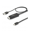 StarTech HD2MDPMM1M .com adapter kablowy 1 m HDMI Typu A (Standard) Mini DisplayPort Czarny - nr 16
