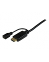 StarTech HD2VGAMM10 .com adapter kablowy 3 m VGA (D-Sub) HDMI + Micro USB Czarny - nr 7