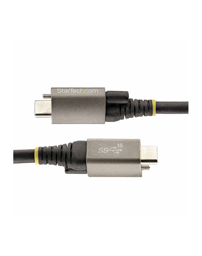 StarTech USB31CCTLKV1M .com kabel USB 1 m USB 3.2 Gen 2 (3.1 Gen 2) USB C Czarny, Szary główny