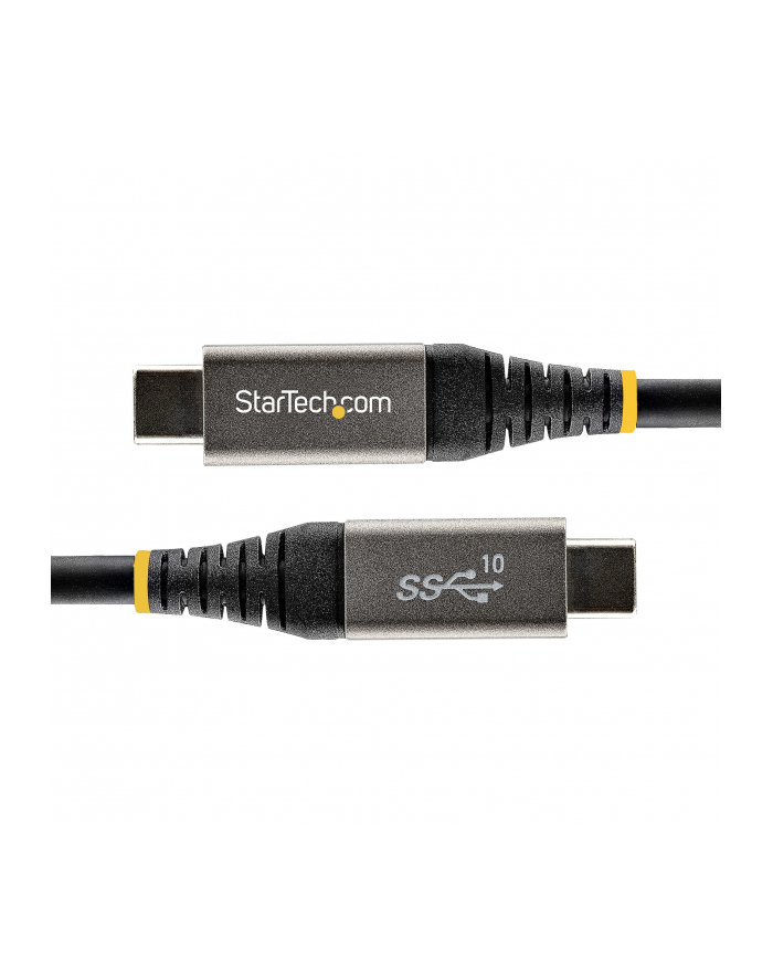 StarTech USB31CCV50CM .com kabel USB 0,5 m USB 3.2 Gen 2 (3.1 Gen 2) USB C Szary, Czarny główny