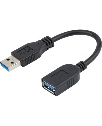 StarTech USB3EXT6INBK .com kabel USB 0,152 m USB 3.2 Gen 1 (3.1 Gen 1) USB A Czarny