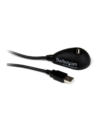 StarTech USBEXTAA5DSK .com kabel USB 1,5 m USB 2.0 USB A Czarny