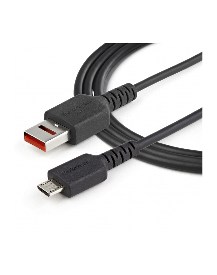 StarTech USBSCHAU1M .com kabel USB 1 m USB 2.0 USB A Micro-USB B Czarny główny
