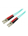 StarTech 450FBLCLC2 .com kabel optyczny 2 m LC OM4 Kolor Aqua, Niebieski - nr 2