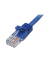 StarTech 45PAT5MBL .com kabel sieciowy Niebieski 5 m Cat5e U/UTP (UTP) - nr 2