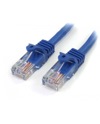 StarTech 45PAT5MBL .com kabel sieciowy Niebieski 5 m Cat5e U/UTP (UTP)