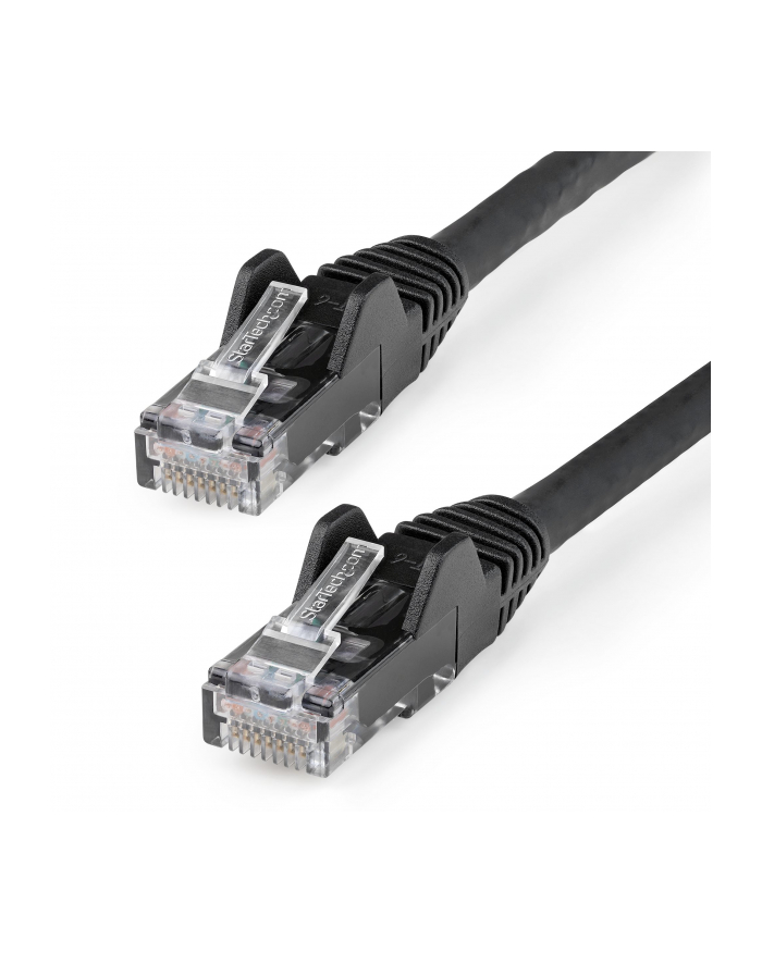 StarTech N6LPATCH1MBK .com kabel sieciowy Czarny 1 m Cat6 U/UTP (UTP) główny