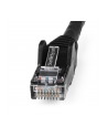 StarTech N6LPATCH50CMBK .com kabel sieciowy Czarny 0,5 m Cat6 U/UTP (UTP) - nr 7