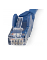 StarTech N6LPATCH50CMBL .com kabel sieciowy Niebieski 0,5 m Cat6 U/UTP (UTP) - nr 7