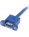 StarTech USB3SPNLAFHD .com zmieniacz płci / kabli 2 x USB A IDC Niebieski - nr 12