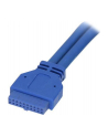 StarTech USB3SPNLAFHD .com zmieniacz płci / kabli 2 x USB A IDC Niebieski - nr 14