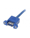 StarTech USB3SPNLAFHD .com zmieniacz płci / kabli 2 x USB A IDC Niebieski - nr 4