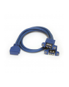 StarTech USB3SPNLAFHD .com zmieniacz płci / kabli 2 x USB A IDC Niebieski - nr 5