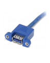 StarTech USB3SPNLAFHD .com zmieniacz płci / kabli 2 x USB A IDC Niebieski - nr 7
