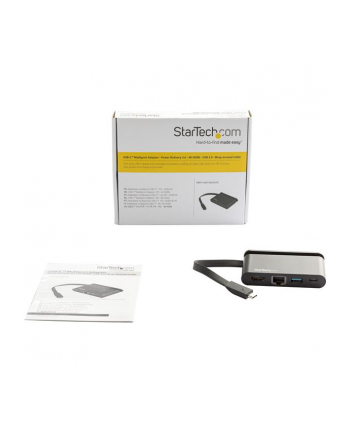 StarTech DKT30CHCPD .com stacja dokująca Przewodowa USB 3.2 Gen 1 (3.1 Gen 1) Type-C Czarny