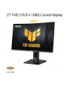 Asus 90LM0510-B03E70 TUF Gaming VG27VQM 68,6 cm (27') 1920 x 1080 px Full HD LED Czarny - nr 19