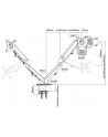 Newstar DS70-700BL2 Neomounts by uchwyt / stojak do monitorów 68,6 cm (27') Zacisk Czarny - nr 32